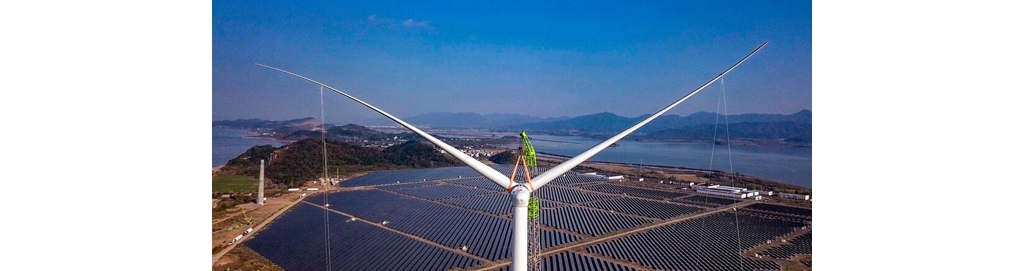 江西彭澤帽子山八邊形超高混塔風電項目實現(xiàn)全容量并網(wǎng)發(fā)電
